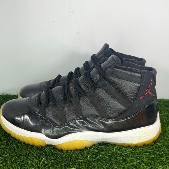 Jordan 11 Retro 72-10 2015 Black White Red Leather Suede Men size 11 - Picture 1 of 8
